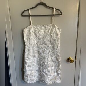 Lulus White Floral Dress